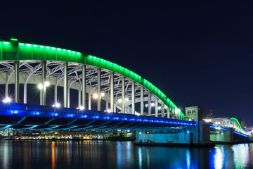 勝鬨橋　夜景