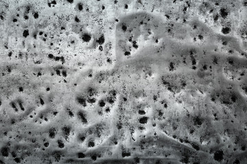 Metal eroded surfaces texture. Grunge iron background. Close up