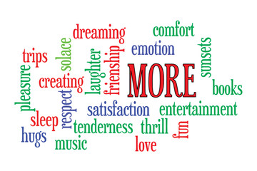 Tag cloud More pleasure love fun music 010