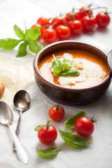 Homemade tomato soup