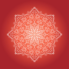 Ethnic Psychodelic Fractal Mandala Vector Meditation looks like