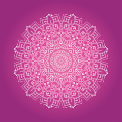 Ethnic Psychodelic Fractal Mandala Vector Meditation looks like