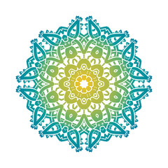 Ethnic Psychedelic Fractal Mandala Vector Meditation looks like