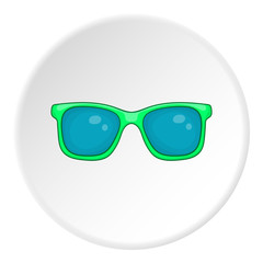 Glasses icon. Cartoon illustration of glasses vector icon for web