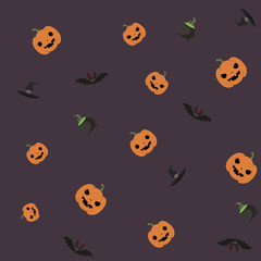 pattern with pumpkins