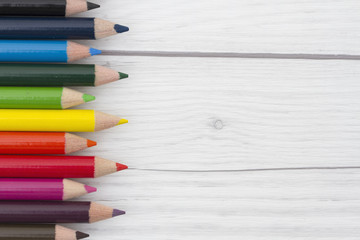 Pencil Crayons Background