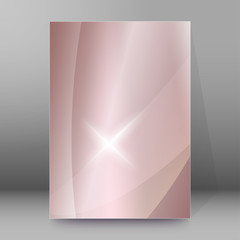 background report brochure Cover Pages A4 style abstract glow39