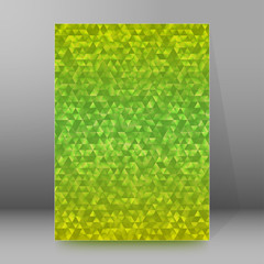 background report brochure Cover Pages A4 style abstract glow44