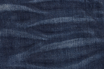 Naklejka premium Texture of blue denim jeans background
