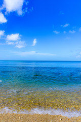 sandy sea beach