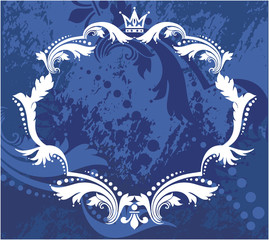 Vintage floral elements for design.