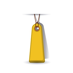 hanging tag icon. Price offer discount and market design. Isolated design. Vector illustration