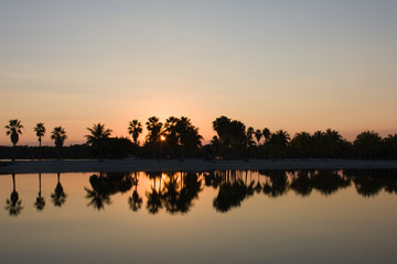 Obraz na płótnie Canvas Sunset in Paradise