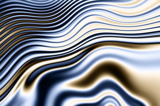 blue wavy abstract background