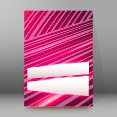 background report brochure Cover Pages A4 style abstract glow90