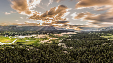 Aerial Panorama Fairmont Landscape © Arie