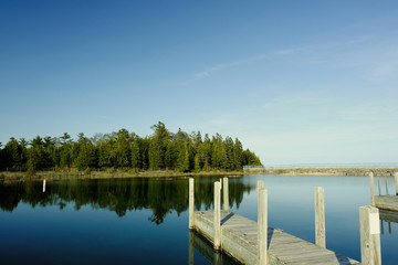 Jetty on Lake Huron