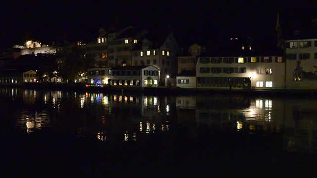 Z&uuml;rich am Abend