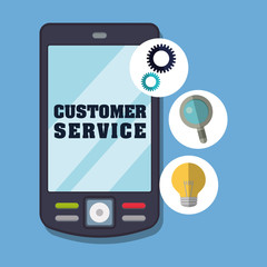 customer support service icons vector illustration design