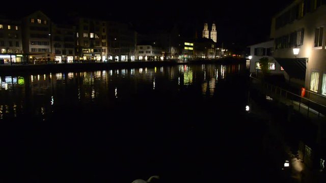 Z&uuml;rich am Abend