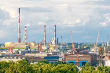 Gdansk. Sea port.
