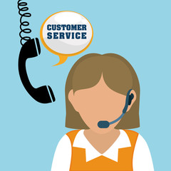 customer support service icons vector illustration design