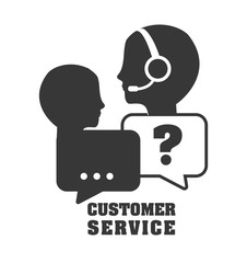 customer support service icons vector illustration design