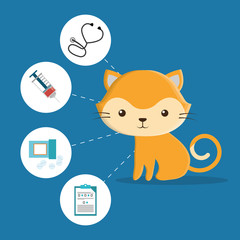 pet care center service icons vector illustration design