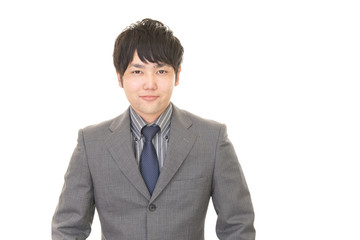 笑顔のビジネスマン