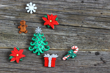 set of Merry Christmas