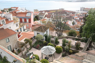 Lisbonne, jardins suspendus
