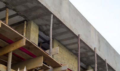 unfinished construction