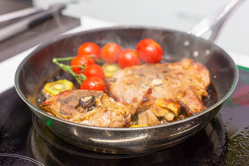 Meat with vegetables