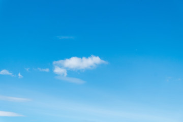 Blue sky with cloud