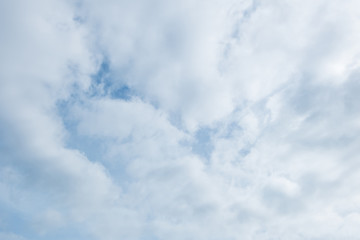 Blue sky with cloud