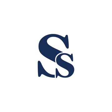 ss Letter Initial logo design