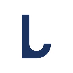 l Letter initial logo design