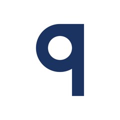 q Letter initial logo design
