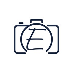 E photography logo design
