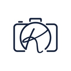 K photography logo design