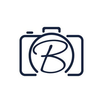 B photography logo design