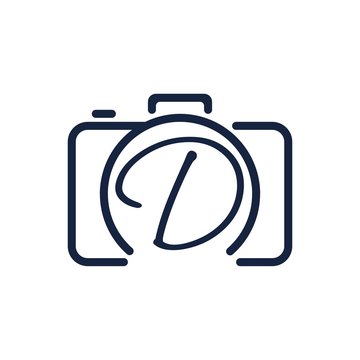 D photography logo design