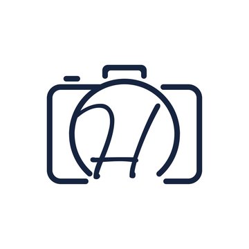 H photography logo design