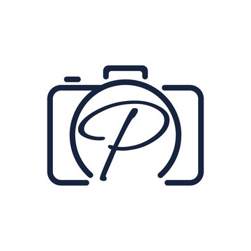 P photography logo design