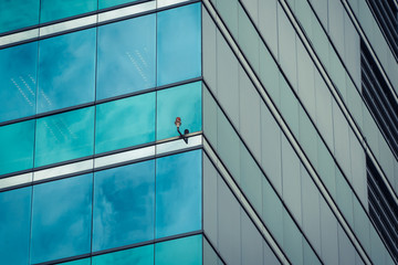 Glass office building