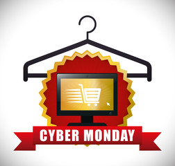 cyber monday sale event vector illustration design