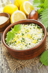 Risotto with nettles