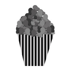 delicious pop corn isolated icon vector illustration design
