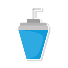 soda drink beverage isolated icon vector illustration design