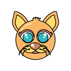 cat mascot cartoon isolated icon vector illustration design